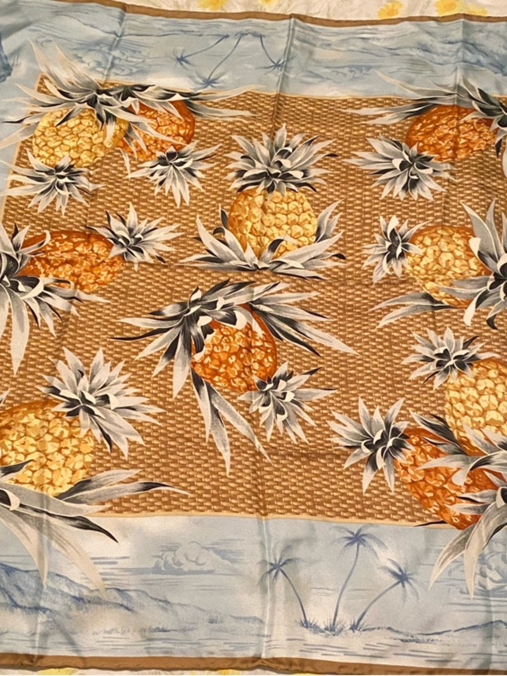 Vintage 100% Silk Scarf-Tommy Bahama